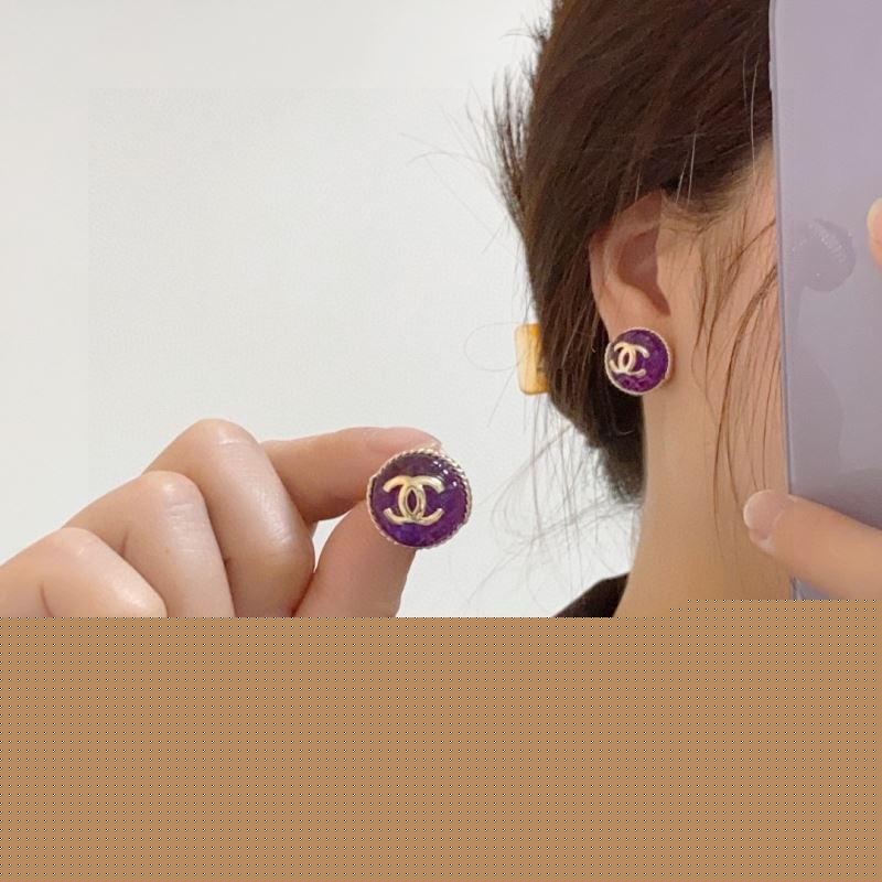 Ch*el earrings